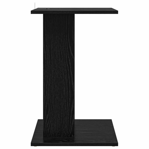 vidaXL Side Table Black Oak 45 x 40 x 62.5 cm Engineered Wood