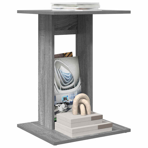 vidaXL Side Table Grey Sonoma 45 x 40 x 62.5 cm Engineered Wood