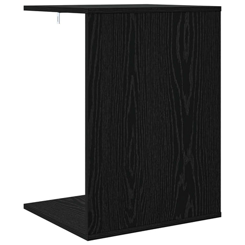 vidaXL Side Table Black Oak 45 x 40 x 62.5 cm Engineered Wood