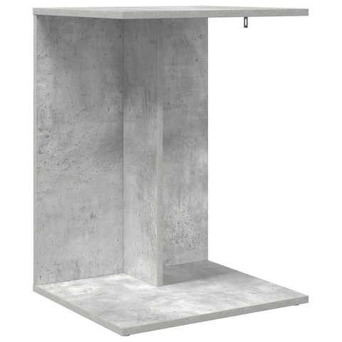 vidaXL Side Table Concrete Grey 45 x 40 x 62.5 cm Engineered Wood