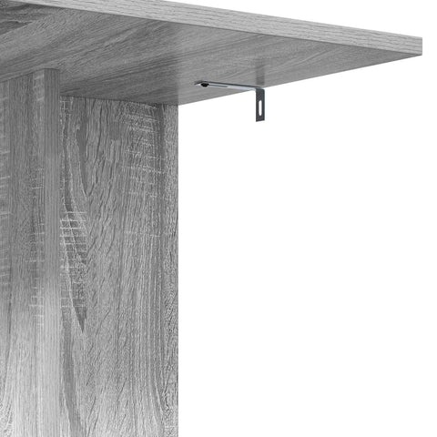 vidaXL Side Table Grey Sonoma 45 x 40 x 62.5 cm Engineered Wood