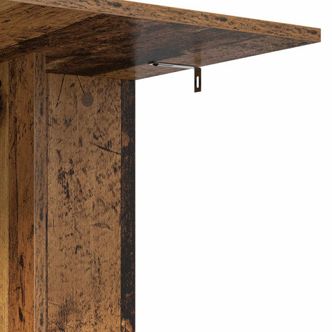 vidaXL Side Table Old Wood 45 x 40 x 62.5 cm Engineered Wood