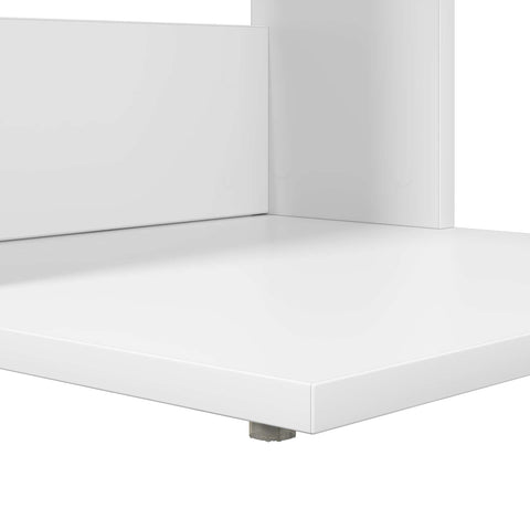 vidaXL Side Table White 40 x 38 x 62.5 cm Engineered Wood