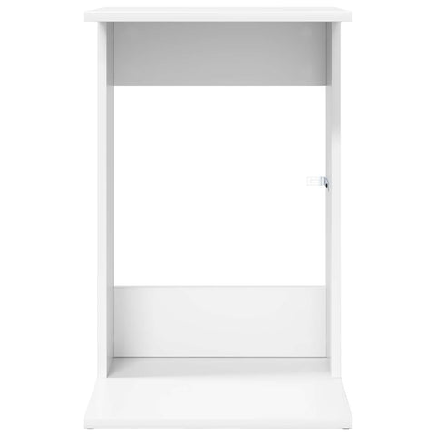 vidaXL Side Table White 40 x 38 x 62.5 cm Engineered Wood