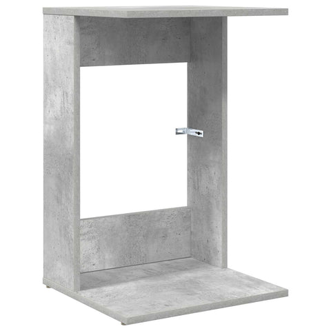 vidaXL Side Table Concrete Grey 40 x 38 x 62.5 cm Engineered Wood