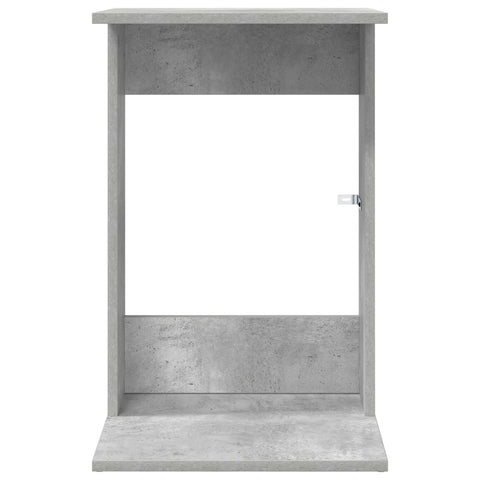 vidaXL Side Table Concrete Grey 40 x 38 x 62.5 cm Engineered Wood