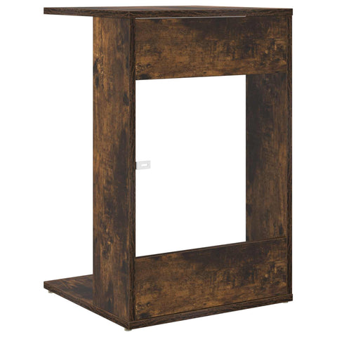 vidaXL Side Table Smoked Oak 40 x 38 x 62.5 cm Engineered Wood