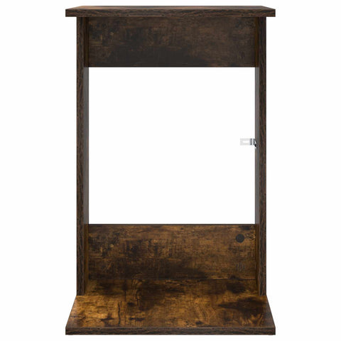 vidaXL Side Table Smoked Oak 40 x 38 x 62.5 cm Engineered Wood