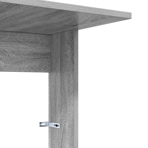 vidaXL Side Table Grey Sonoma 40 x 38 x 62.5 cm Engineered Wood