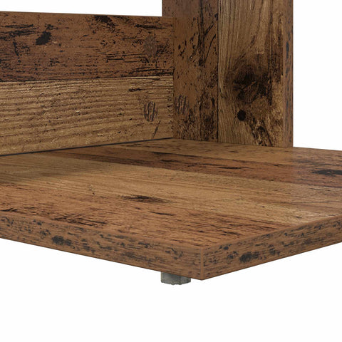 vidaXL Side Table Old Wood 40 x 38 x 62.5 cm Engineered Wood