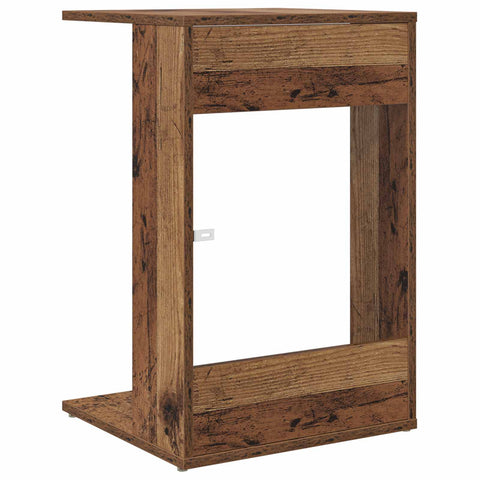 vidaXL Side Table Old Wood 40 x 38 x 62.5 cm Engineered Wood