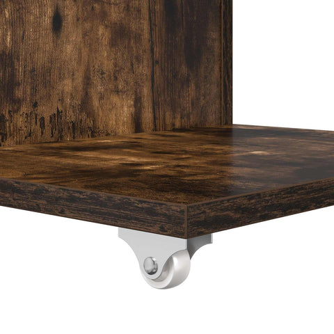 vidaXL Side Table Smoked Oak 40 x 35 x 60 cm Engineered Wood