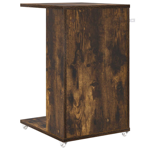 vidaXL Side Table Smoked Oak 40 x 35 x 60 cm Engineered Wood