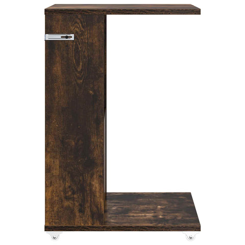 vidaXL Side Table Smoked Oak 40 x 35 x 60 cm Engineered Wood