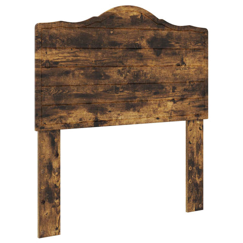 vidaXL Bed Frame with Drawer Smoked Oak 90 x 190 cm Engineered Wood