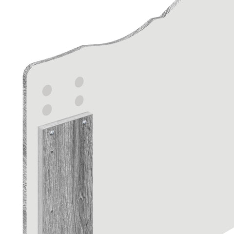 vidaXL Bed Frame with Drawer Grey Sonoma 75 x 190 cm Engineered Wood