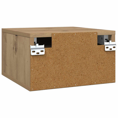 vidaXL Bedside Cabinet Artisian Oak 35 x 35 x 20 cm Engineered Wood