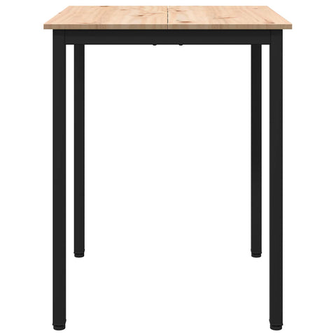 vidaXL Dining Table Natural 60 x 60 x 75 cm Solid Pine Wood