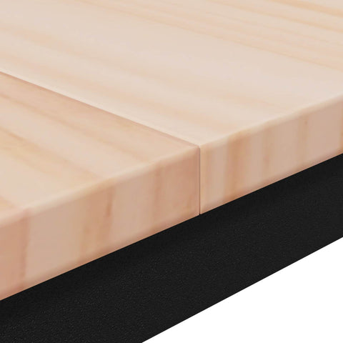 vidaXL Dining Table Natural 80 x 80 x 75 cm Solid Pine Wood