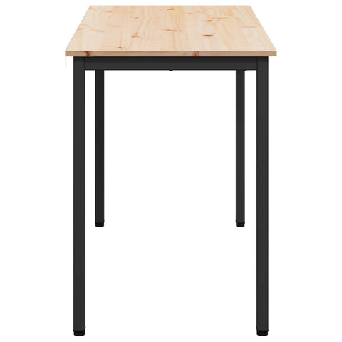 vidaXL Dining Table Natural 110 x 55 x 75 cm Solid Pine Wood