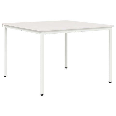 vidaXL Dining Table White 110 x 110 x 75 cm Solid Pine Wood