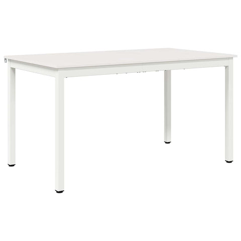 vidaXL Dining Table White 140 x 80 x 75 cm Solid Pine Wood