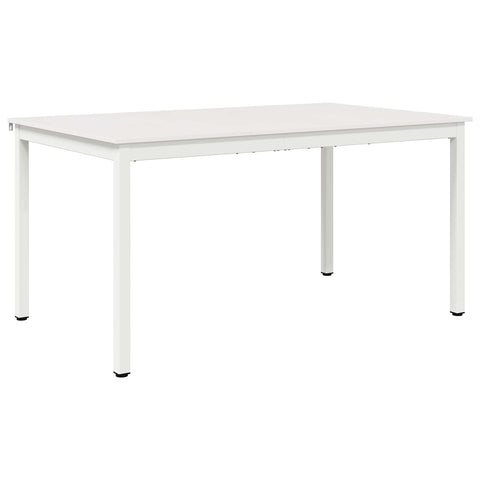 vidaXL Dining Table White 150 x 90 x 75 cm Solid Pine Wood