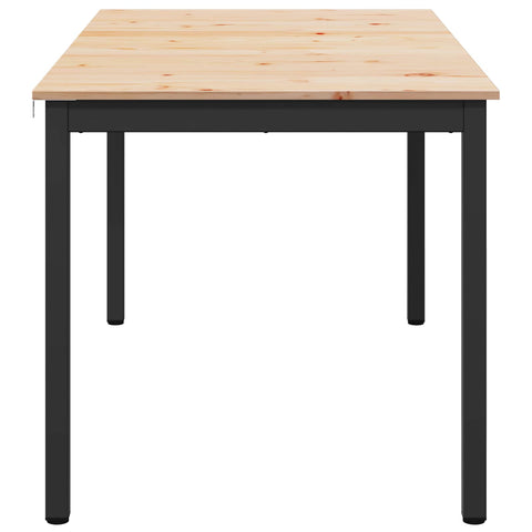 vidaXL Dining Table Natural 180 x 90 x 75 cm Solid Pine Wood