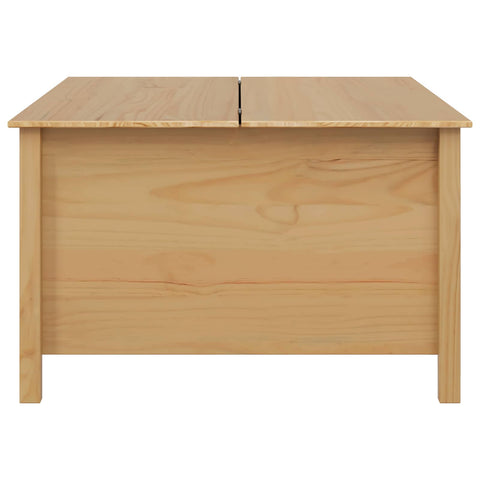 vidaXL Coffee Table Honey Brown 79.5 x 79.5 x 49 cm Solid Pine Wood