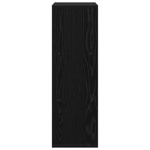 vidaXL Sideboard with Drawer Black Oak 30.5 x 27 x 84.5 cm