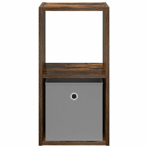 vidaXL Bedside Table Smoked Oak 30.5 x 27 x 59.5 cm Engineered Wood