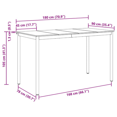 vidaXL Dining Tables Engineered Wood