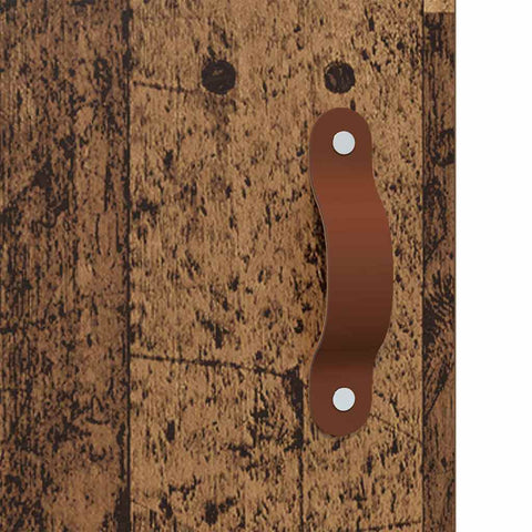 vidaXL Wall-mounted Cabinets 2 pcs Old Wood 69.5 x 34 x 90 cm