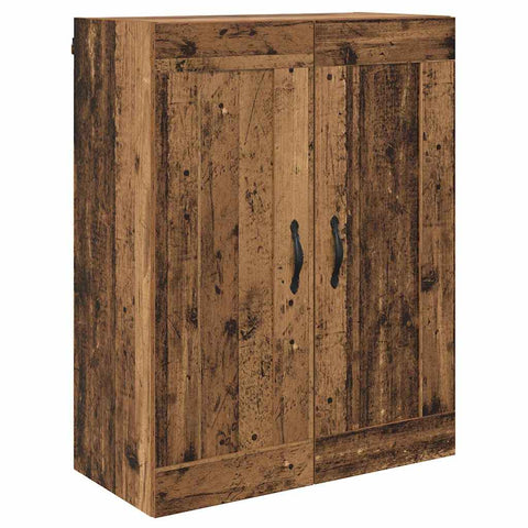 vidaXL Wall-mounted Cabinets 2 pcs Old Wood 69.5 x 34 x 90 cm