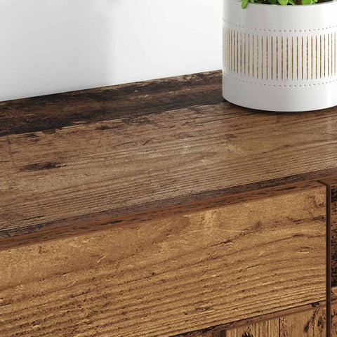 vidaXL Wall-mounted Cabinets 2 pcs Old Wood 69.5 x 34 x 90 cm