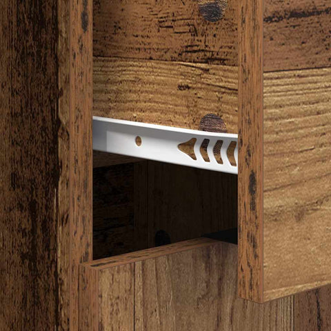 vidaXL Sideboards 2 pcs Old Wood 60 x 30 x 70 cm Engineered Wood