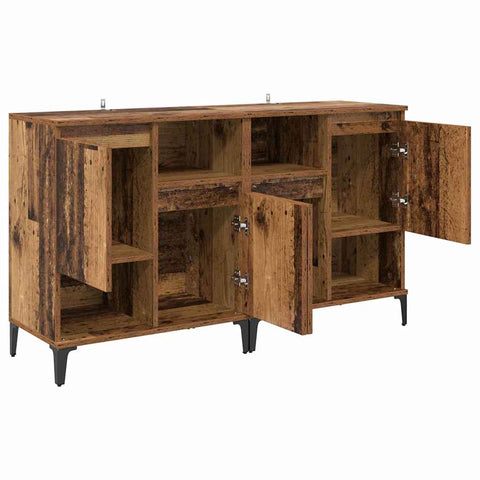 vidaXL Sideboards 2 pcs Old Wood 60 x 35 x 70 cm Engineered Wood