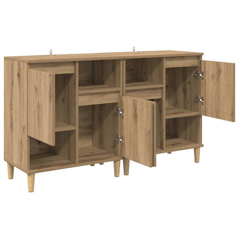 vidaXL Sideboards 2 pcs Artisan Oak 60 x 35 x 70 cm Engineered Wood