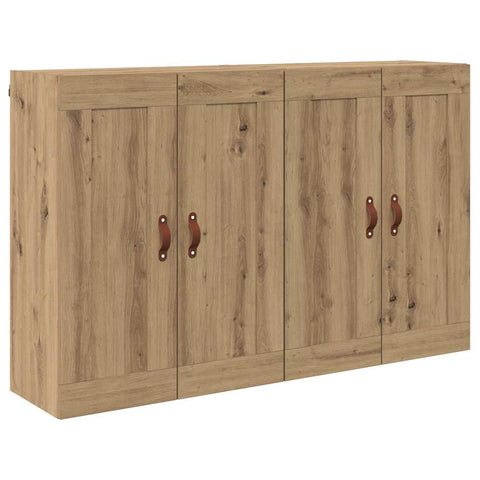 vidaXL Wall-mounted Cabinets 2 pcs Artisan Oak 69.5 x 34 x 90 cm