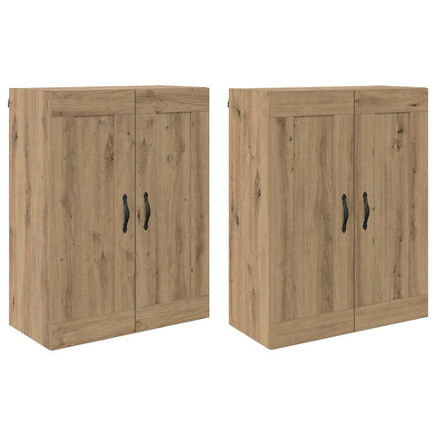 vidaXL Wall-mounted Cabinets 2 pcs Artisan Oak 69.5 x 34 x 90 cm