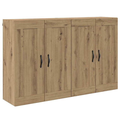 vidaXL Wall-mounted Cabinets 2 pcs Artisan Oak 69.5 x 34 x 90 cm