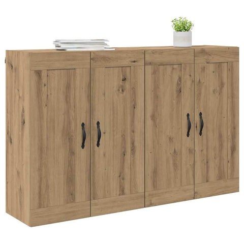 vidaXL Wall-mounted Cabinets 2 pcs Artisan Oak 69.5 x 34 x 90 cm