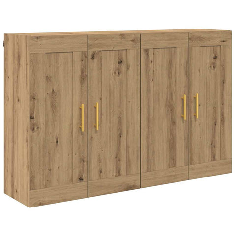 vidaXL Wall-mounted Cabinets 2 pcs Artisan Oak 69.5 x 34 x 90 cm