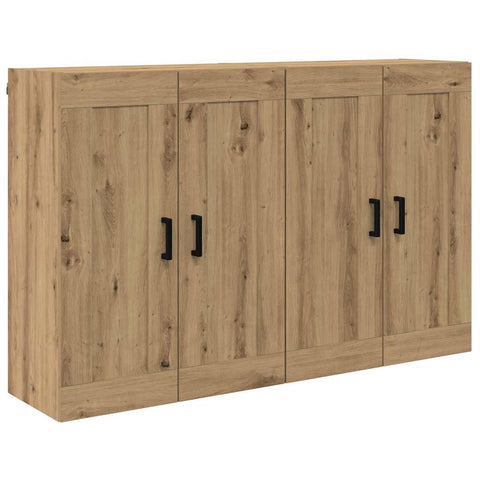 vidaXL Wall-mounted Cabinets 2 pcs Artisan Oak 69.5 x 34 x 90 cm