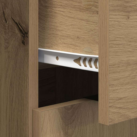 vidaXL Sideboards 2 pcs Artisan Oak 60 x 30 x 70 cm Engineered Wood