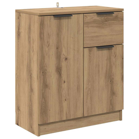 vidaXL Sideboards 2 pcs Artisan Oak 60 x 30 x 70 cm Engineered Wood
