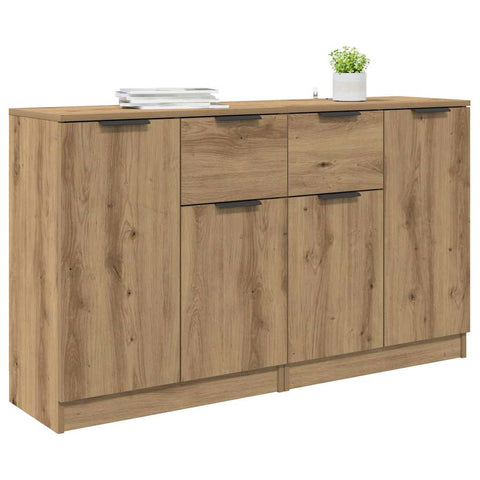 vidaXL Sideboards 2 pcs Artisan Oak 60 x 30 x 70 cm Engineered Wood