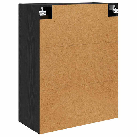 vidaXL Wall-mounted Cabinets 2 pcs Black Oak 69.5 x 34 x 90 cm