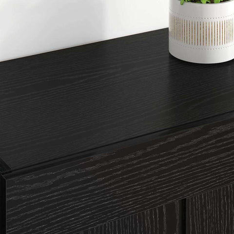 vidaXL Wall-mounted Cabinets 2 pcs Black Oak 69.5 x 34 x 90 cm