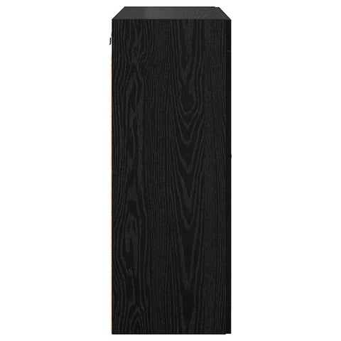 vidaXL Wall-mounted Cabinets 2 pcs Black Oak 69.5 x 34 x 90 cm